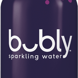 Bubly BlackBerry Sparkling 12 oz Can (24pack) Case