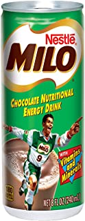 MILO Chocolate Nutritional Energy Drink X 6 8 fl. oz. Cans