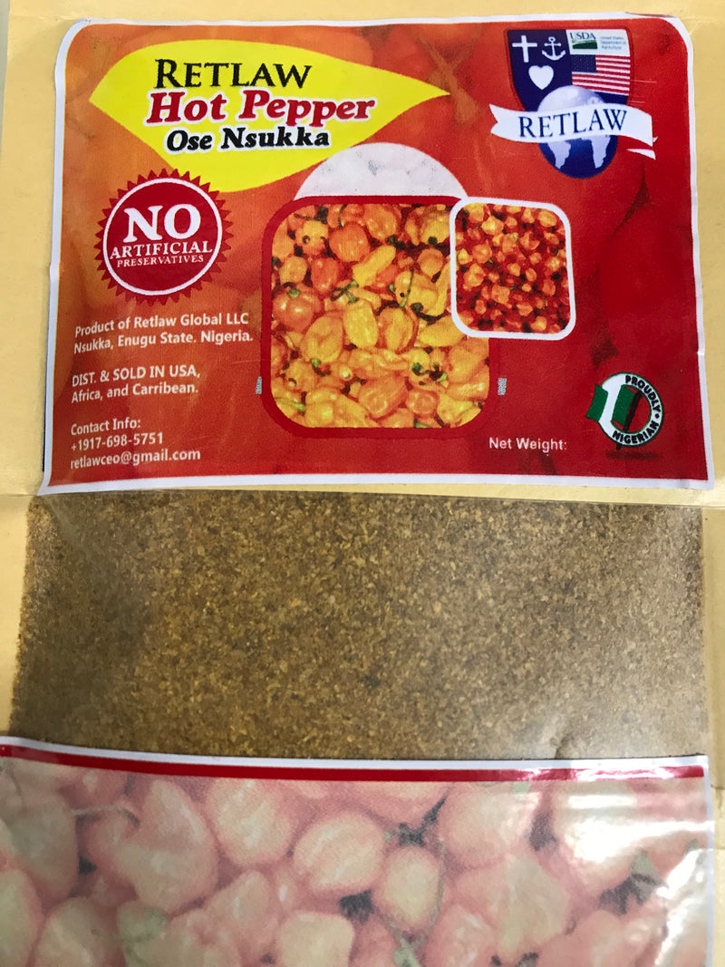RETLAW NSUKKA HOT PEPPER (GRINDED)
