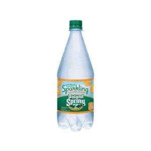 Poland Spring Sparkling Orange 33 oz Plastic Bottle (12 pack) Case