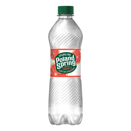 Poland Spring Sparkling Ruby Red Grapefruit 16.9 oz Bottle (24 pack) Case