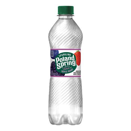 Poland Spring Sparkling Triple Berry 16.9 oz Bottle (24 pack) Case