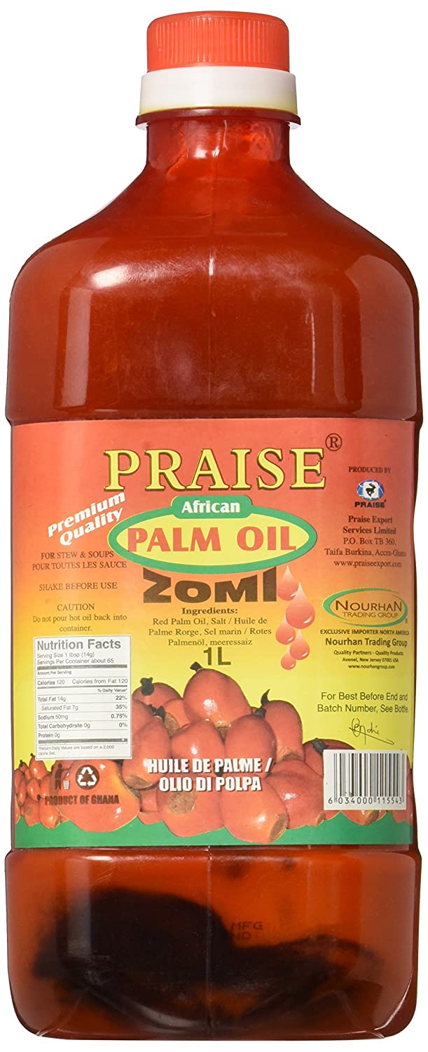 Zomi Praise Red Palm Oil, 1 Litre