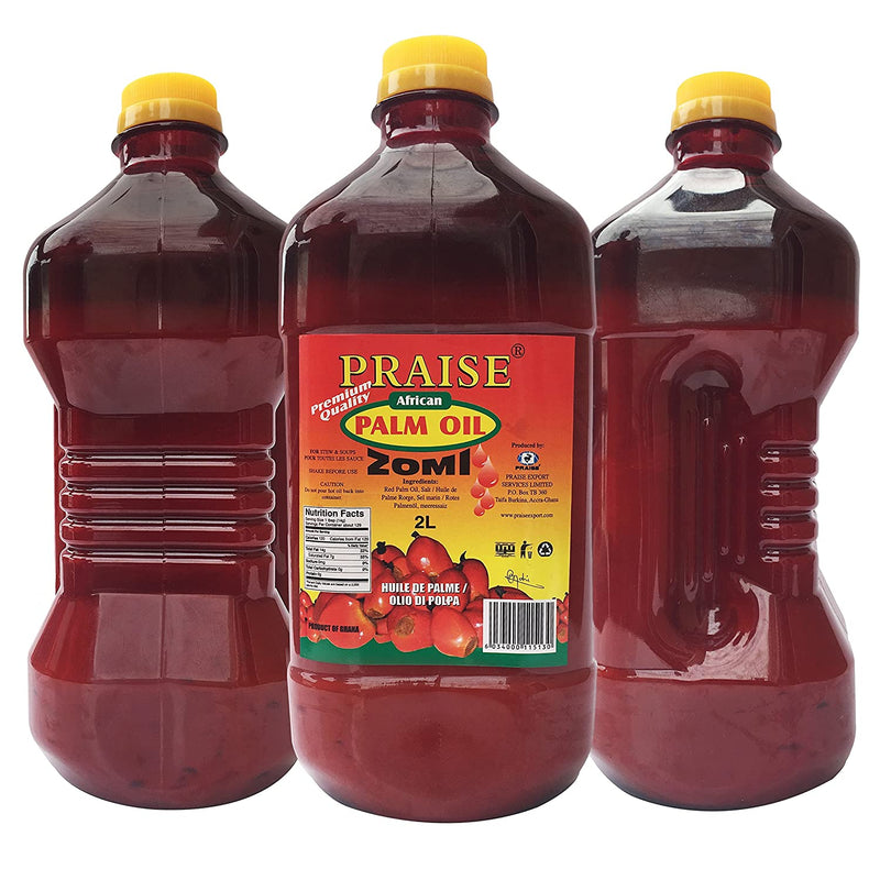 ZOMI Praise Red Palm Oil 2 LITRES X2 BOTTLES