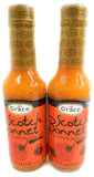 Grace Scotch Bonnet Pepper Hot Sauce 4.8 oz X 2