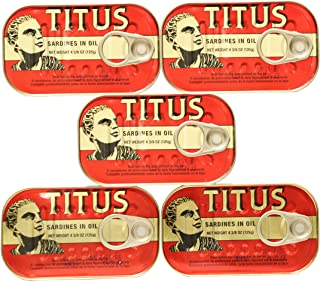 TITUS - SARDINES  Pack of 5 (5X125g)