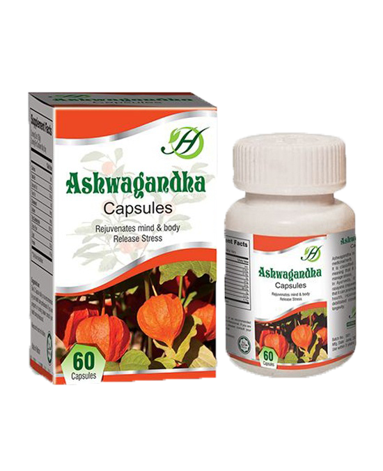 Ashwagandha Capsules – 60 Veggie Capsules
