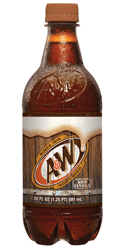 A&W Root Beer 20 oz Bottle (24 pack) Case