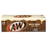 A&W Root Beer 12 oz Can (24 pack) Case