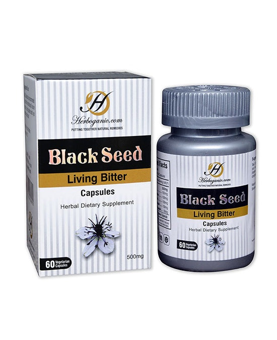 Black Seed Living Bitter Capsules – 60 Veggie Capsules