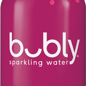 Bubly Raspberry Sparkling 12 oz Can (24pack) Case