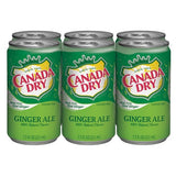 Canada Dry Ginger Ale 7.5 oz Mini Can (24 pack) Case