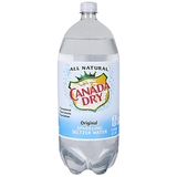 Canada Dry Seltzer 2 Liter Bottle (6 pack) Case