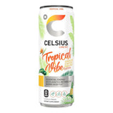 Celsius Sparkling Tropical Vibe 12 oz Can (12 pack) Case