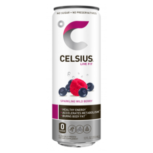 Celsius Sparkling Wild Berry 12 oz Can (12 pack) Case