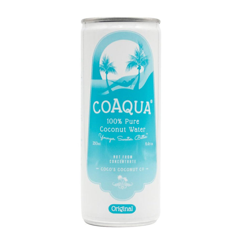 Coaqua Coconut Water 250ml Can (24 pack) Case