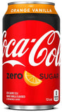 Coke Zero Orange Vanilla 12 oz Can (24 pack) Case