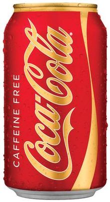 Coke Caffeine Free 12 oz Can (24 pack) Case