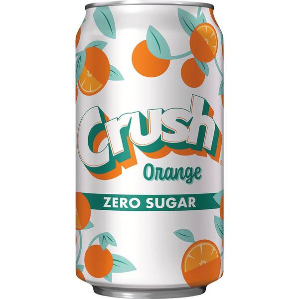 Crush Orange Zero Sugar 12 oz Can (24 pack) Case