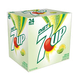 Diet 7-UP 12 oz Can (24 pack) Case