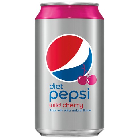 Diet Pepsi Wild Cherry 12 oz Can (24 pack) Case