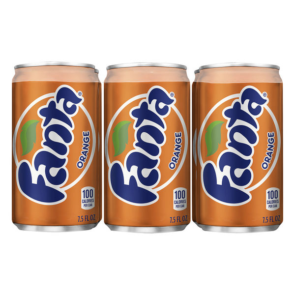 Fanta Orange 7.5 oz Mini Can (24 pack) Case