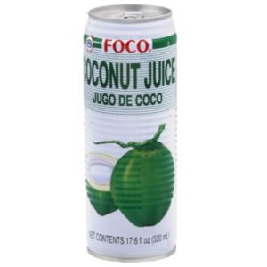 Foco Coconut Water 18 oz Can (12 pack) Case