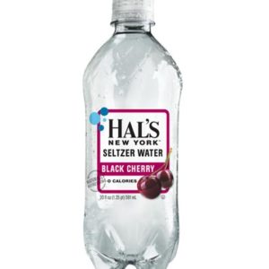 Hal’s New York Seltzer Black Cherry 20 oz Bottle (24 pack) Case