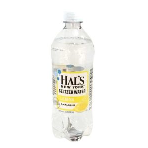Hal’s New York Seltzer Lemon 20 oz Bottle (24 pack) Case