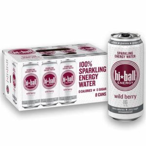 Hi Ball Energy Seltzer Wild Berry 16 oz Can (24 pack) Case