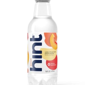 Hint Peach 16 oz Bottle (12 pack) Case