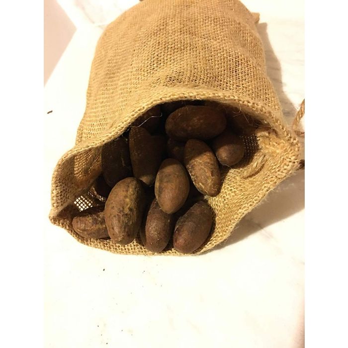 African fresh Organic BITTER KOLA (Garcinia Kola) in HGU Protective Bag - Authentic Kola Nuts with Bag -1 Lbs
