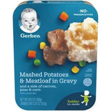 Gerber Lil' Entrees Mashed Potatoes And Meatloaf In Gravy Toddler Food Tray 6.67 oz