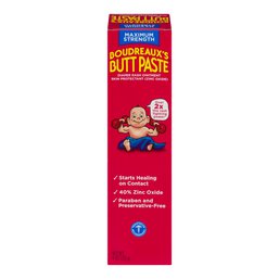 Boudreaux's Butt Paste Butt Paste Max Strength Diaper Rash Ointment 4 oz
