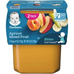 Gerber Apricot Mixed Fruit Baby Food