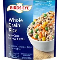 Birds Eye Selects Brown & Wild Rice with Corn, Carrots & Peas