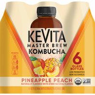 KeVita Kombucha, Pineapple Peach