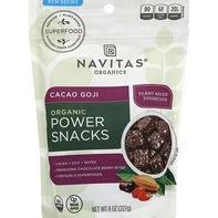 Navitas Organics Power Snacks, Organic, Cacao Goji 8 oz