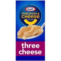 Kraft Three Cheese Macaroni & Cheese Dinner with Mini-Shell Pasta