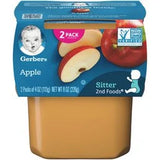 Gerber Apples 2nd Foods 2 x 4 oz