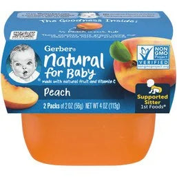 Gerber 1st Foods Peach Baby Food