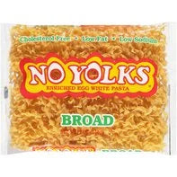 No Yolks Broad Enriched Egg White Pasta