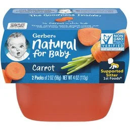 Gerber 1st Foods Carrot Baby Food 8 oz
