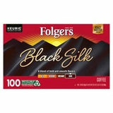 Folgers Dark Roast Black Silk 100% Pure Coffee K-cup Pods