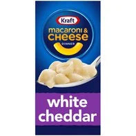 Kraft White Cheddar Macaroni & Cheese Dinner with Pasta Shells