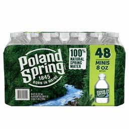 Poland spring 100% Natural Spring Water