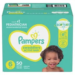 Pampers Active Baby Diapers Size 6