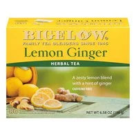 Bigelow Herbal Tea, Lemon Ginger, Tea Bags