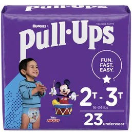 Pull-Ups Boys' Potty Training Pants Size 4, 2T-3T