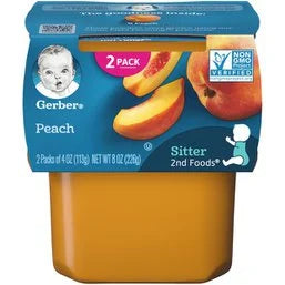 Gerber Peaches 2nd Foods